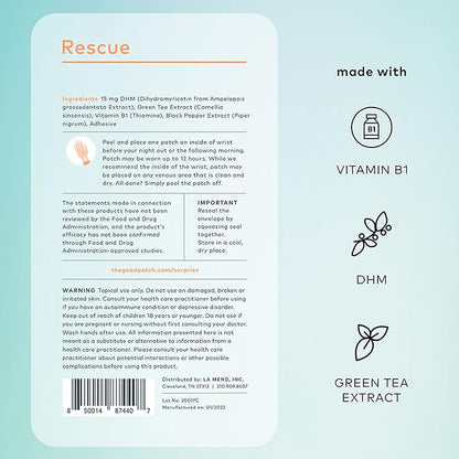 The Good Patch All The Plant Patches Mixed Bundle. Perfect for Life's Untimely, Yet Common Ailments. 5 Varieties: B12 Awake, Dream, Rescue, Cycle, Relief (20 Total Patches)