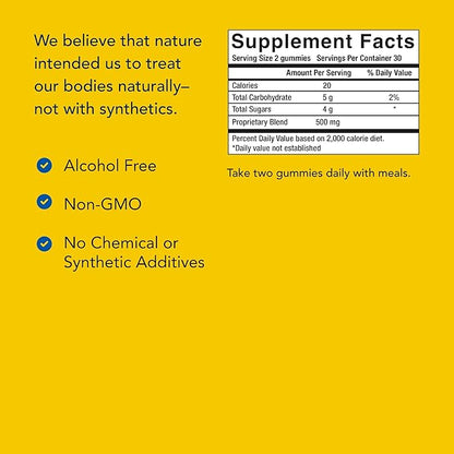 NORTH AMERICAN HERB & SPICE Black Seed Gummies, Pomegranate Flavor - 60 Gummies - Cardiovascular & Digestive Support - Non-GMO - 30 Servings