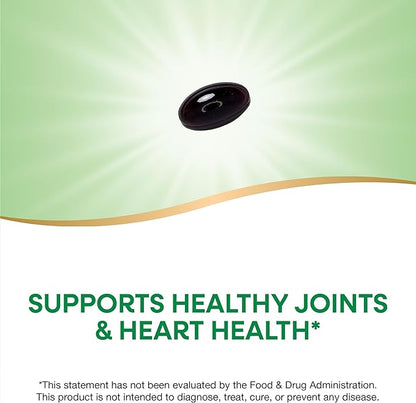 Nature's Way Krill Oil, Supports Cardiovascular and Joint Health*, 100% Pure Omega-3, 30 Softgels (Packaging May Vary)