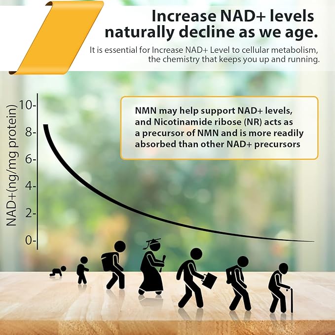 Liposomal Nicotinamide Riboside 2000 MG with TMG and Pterostilbene, Boosting NAD+, Support Healthy Aging, 480 Count