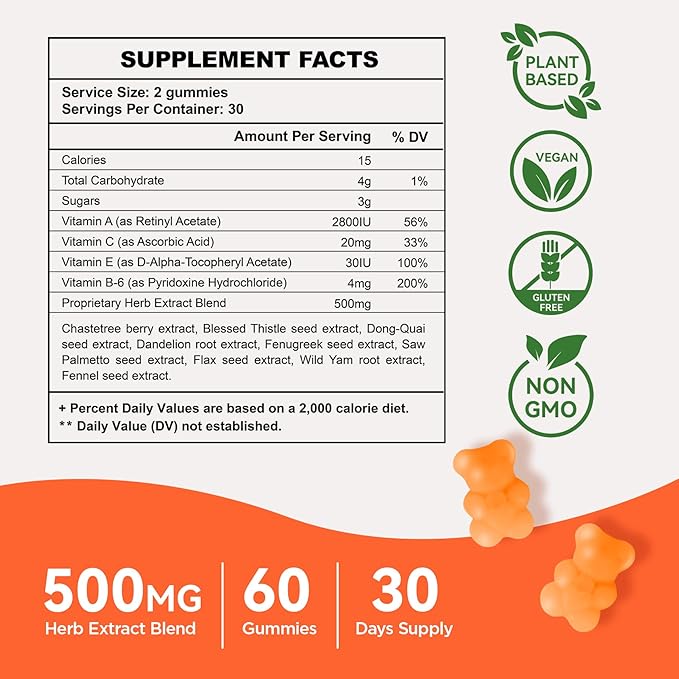 Chest Gummies for Enhance Curvy Body, 60 Count, Bear Shape Chest Support Gummies for Confidence Lifting, Peach Flavor Weight Gainer Vitamin BBL Gummy for Women Men Workout Enhancement