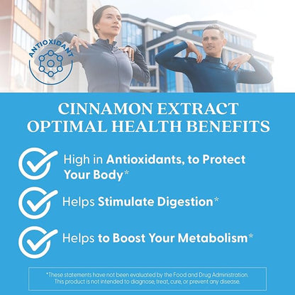 Doctors BEST Cinnamon Extract Cinnulin PF, Supports Glycemic Balance Already Within Normal Range, Non-GMO, Gluten Free, Vegan 60 Veggie Caps