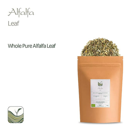 Alfalfa Herb Organic Medicago Sativa - Loose Leaf Quality Lucerne - Erba Medica Tonic 100g