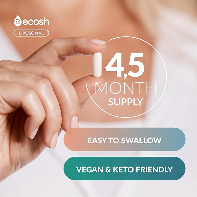 Liposomal Magnesium Citrate Capsules — High Absorption Magnesium Supplement for Constipation, Sleep, Muscle Cramps & Recovery | High Potency Mg | Easy to Swallow Veg Capsules | Non-GMO | 270 ct