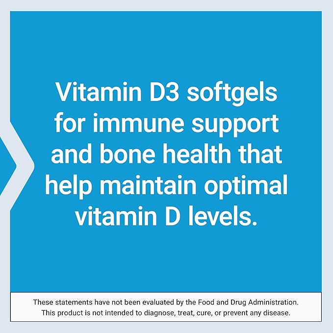 Life Extension Vitamin D3 25 mcg (1000 IU), Immune System Support, Bone Health, Whole-Body Health, Value Size, Gluten-Free, Non-GMO, 90 softgels