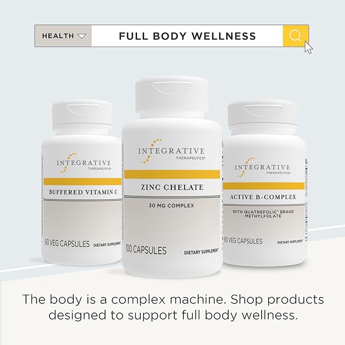 Integrative Therapeutics - Zinc Chelate Zinc Supplement, Immune Support*, High Absorption, 100 Capsules
