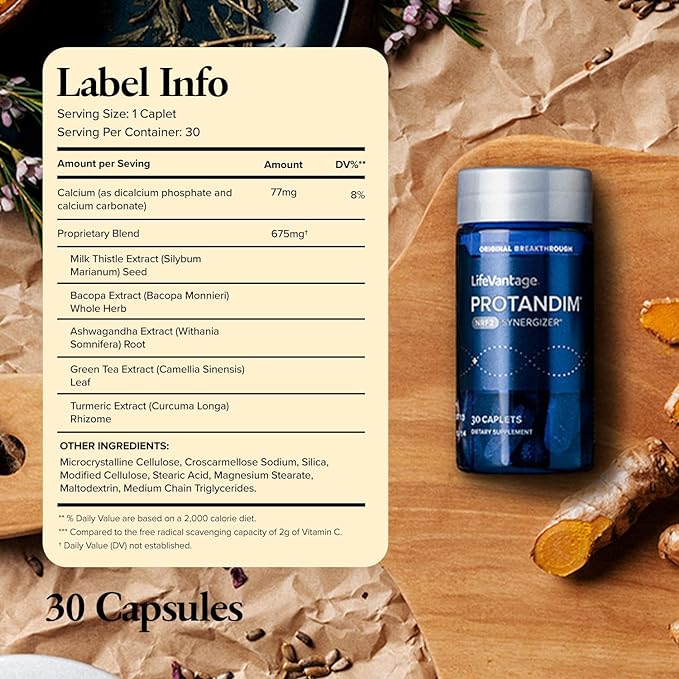 Protandim NRF2 Synergizer (3 Bottles) NRF2 Activator, Antioxidant Nutritional Supplements, NRF2 Activates Antioxidant to Fight Oxidative Stress, Anti Aging Supplement, Blend of 5 Herbal Ingredients