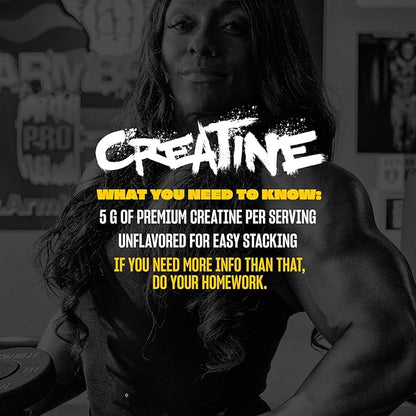 Mutant Creatine - Creatine Monohydrate Micronized Powder - Creatine Powder Supplement for Enhanced high-Intensity Performance - 60 Servings- 300 g - Unflavored