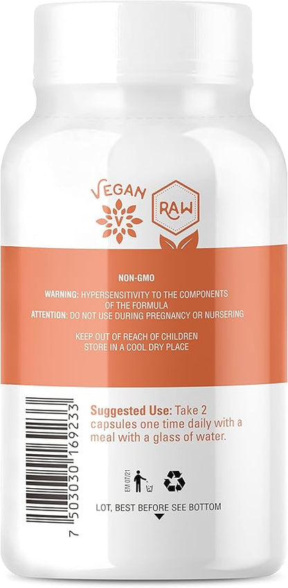 | Ashwagandha | 60 Veggie Caps | Pure 1,000 Mg | Formula for Natural Stress Relief, Mood Enhancement & Wellness Support | Vegan, Non-GMO, Gluten-Free