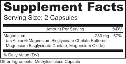 Lively Vitamin Co. Magnesium Ease - Chelated - Highly Bioavailable - Tension - Stress - Nerves - Immune Function - RLS - Gluten Dairy Soy Free - Non-GMO - 180 Vegan Capsules