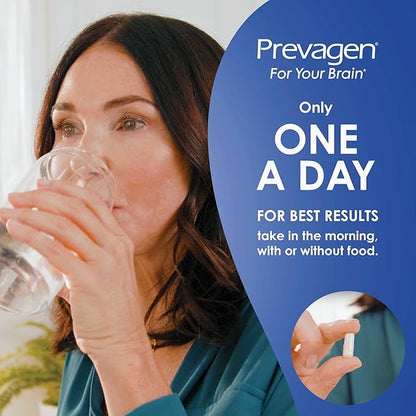 Prevagen Regular Strength 10mg, 30 Capsules with Apoaequorin & Vitamin D & Prevagen 7-Day Pill Minder