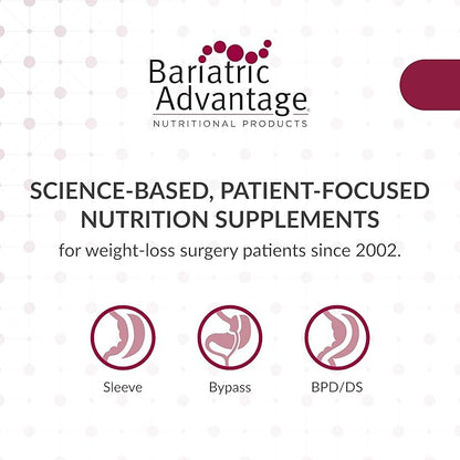 Bariatric Advantage Multi Formula without Iron, High Potency Daily Multivitamin for Bariatric Surgery Patients with 22 Essential Vitamins and Nutrients - 180 Capsules