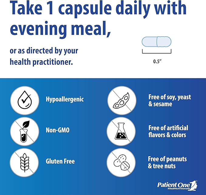 Patient One Vitamin D3 5,000 IU | Supplement to Support Immune, Heart and Bone Health* | Absorbable Cholecalciferol Form | 120 Capsules | 2 Pack