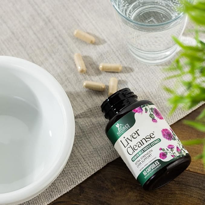 Liver Cleanse Detox & Repair Supplement – 21 Herb Formula with Milk Thistle, Dandelion, Artichoke, Chicory Root & Beet – Natural Liver Support for Detox & Wellness – Non-GMO, Vegan – 60 Capsules
