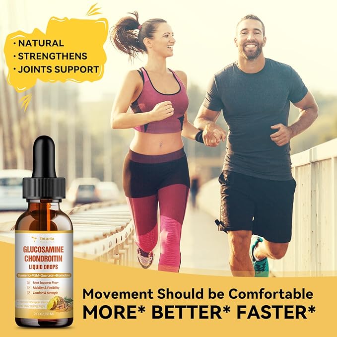 Liquid Vitamin D3 K2 + Glucosamine Chondroitin MSM