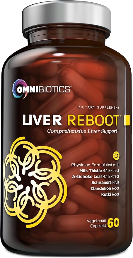 Liver Cleanse Detox & Repair Supplement, Liver Supplement with Milk Thistle, Dandelion Root, Alpha Lipoic Acid, Artichoke Extract, Schisandra, & Silymarin for Cleanse & Detox - 60 Vegan Capsules