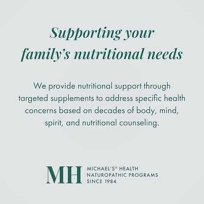 MICHAEL'S Health Naturopathic Programs Kidney Factors - 60 Vegetarian Tablets - Nutrients for Kidney Function - Gluten Free, Kosher - 20 Servings