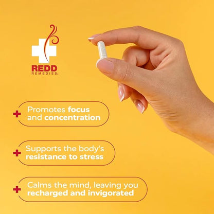 Redd Remedies, at Ease, Supports Relaxation and Stress Resistance, 80 Vegan Capsules