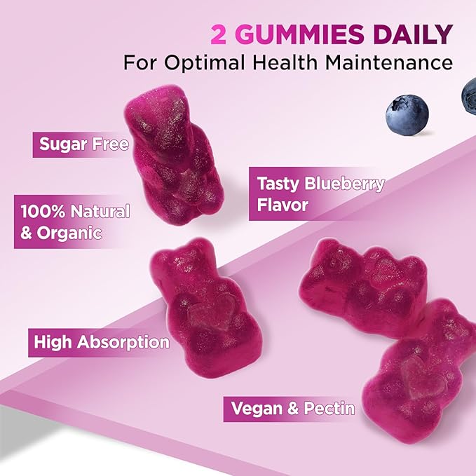 Cortisol Supplements for Women Men, Cortisol Gummies with Ashwagandha, Magnesium, L-Theanine, Phosphatidylserine, B6 for Cortisol Detox, Relaxation, Sleep, Focus, Sugar-Free, Vegan, 60