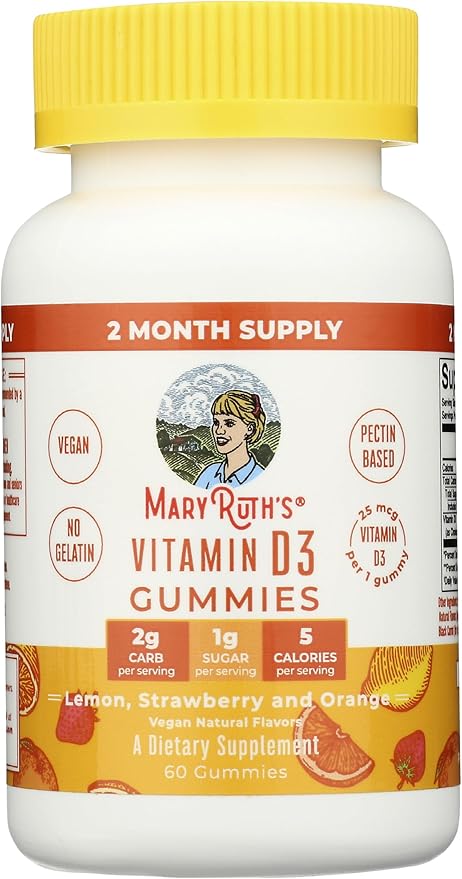 MARYRUTHS Vitamin D3 STRWBRY ORAN