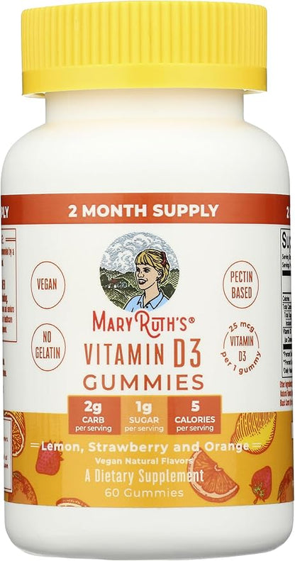 MARYRUTHS Vitamin D3 STRWBRY ORAN