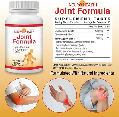 Joint Formula with Glucosamine, Chondroitin and MSM, 60 Capsules