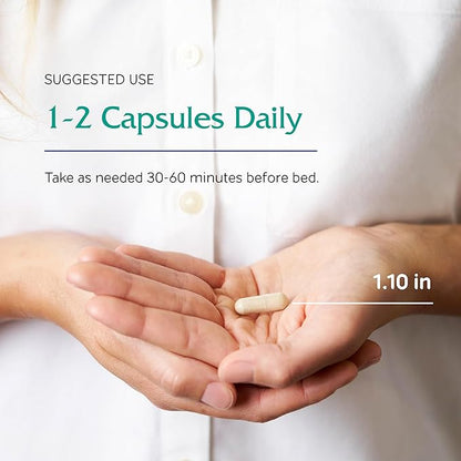Vitanica SleepBlend - Sleep & Relaxation Support for Women - Herbal Supplements with Melatonin, Valerian Root, Vitamin B2 & B12 & Magnesium - Pro Logo - 15 Vegan Caps