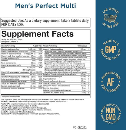 Purity Products Bundle - Men's Perfect Multi + Ultra-Pure Omega-3 Fish Oil Men's Multi Supports Healthy Testosterone, Energy +More - Omega-3 Supports Heart, Cardio Function +More* - 30 Day Supply