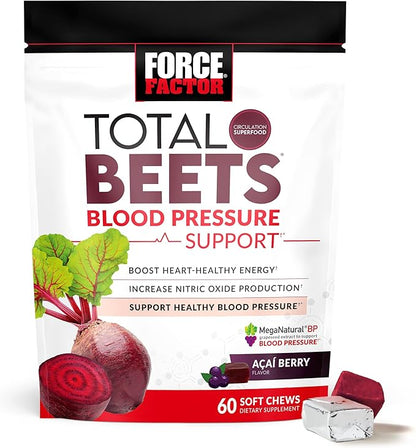 Force Factor Total Beets Blood Pressure Support Supplements with Beet Powder & Better Turmeric Joint Support Supplement for Extra Strength Joint Health