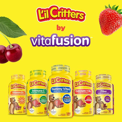 L'il Critters Vitamin D Gummy Bears, 190 Count