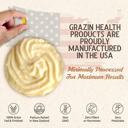 Grass Fed Beef Tallow Capsules (30 Day Supply)