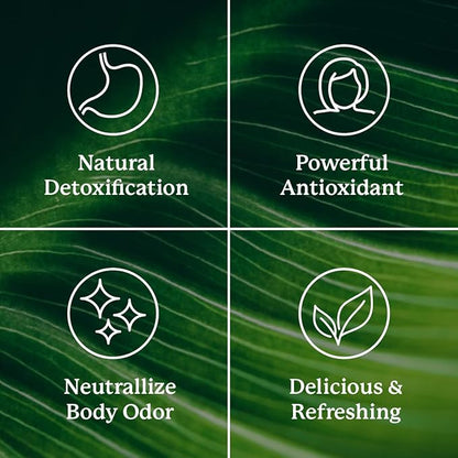 Nature's Sunshine Chlorophyll Stick Packs: Supercharge Your Detox and Boost Gut Health in Convenient, Delicious Stick Packs (Spearmint)