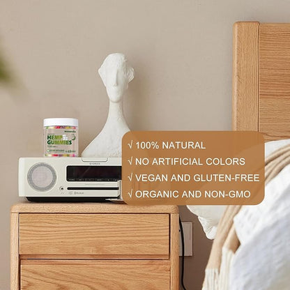 Hemp Gummies Advanced Extra Strength- High Potency Natural Hemp Oil Extract Gummy, Great for Peace & Relaxation,Naturals Fruit Flavors,Made in USA