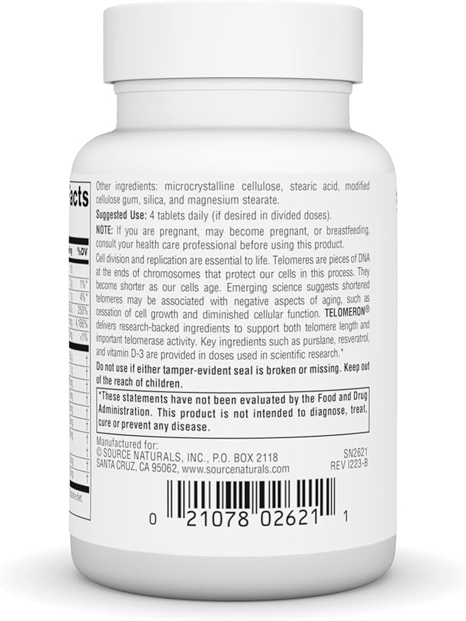 Source Naturals Telomeron - 30 Tablets