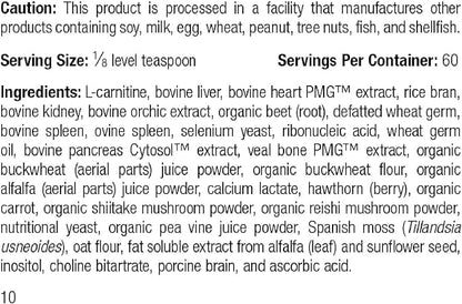 Standard Process Inc. Canine Cardiac Support - Dog Heart Health Supplement - Nutritional Formula to Support Cardiac Function - Pet Health Supplement with Selenium - 25 g