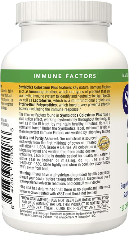Symbiotics Immunity Support Colostrum Plus Chewables (Pineapple)