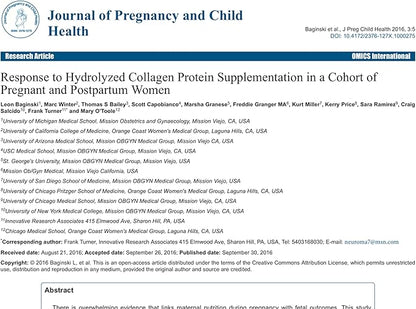 PROTIVA Thrive Collagen Powder for Women - 16 oz (450 g) Unflavored Everyday Collagen Peptide Powder Clinically Proven Safe for Pregnancy and Breastfeeding, May Help Reduce Stretch Marks