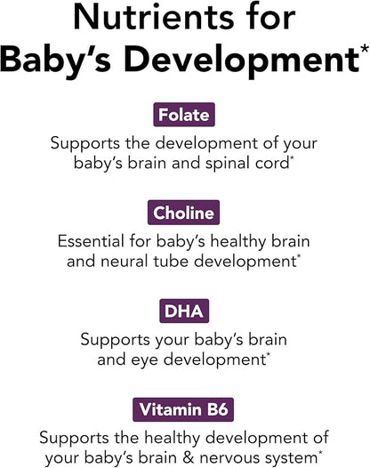 Theralogix TheraNatal Complete Prenatal Vitamin Supplement - 91-Day Supply - with DHA, Vitamin D3, Folate, Iodine, Choline, Iron, Vitamin B6 & More - NSF Certified - 182 Tablets & 91 Softgels