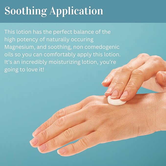 Natural Magnesium Lotion - Highest Potency - Over 1800 MG/oz - 300 mg/tsp - Not Water Based -elepure PURE elements - 8 oz