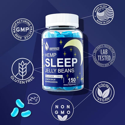 Melatonin 3mg 15mg for The Whole Family with Ashwagandha, 5-HTP, Lemon Balm, Magnesium, B12, B6 Chewable & Low Sugar - for Healthy Rest Cycle, Deep Zzzs, Positive Mood & Brain Health, 150 Counts
