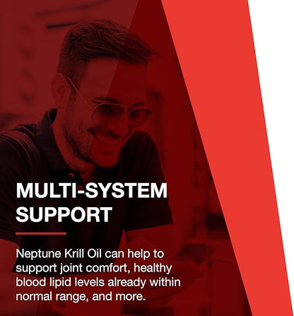 Protocol Krill Oil 500mg - Krill Oil Supplement - DHA & EPA - with Astaxanthin - Supports Heart, Brain, Joints* - Non-GMO & Halal - 60 Softgels