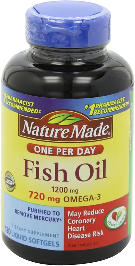 Nature Made (One a Day) Fish Oil, 1200mg 120-Count
