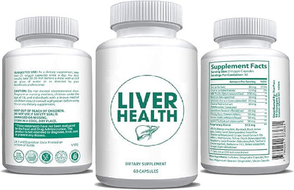 Pure Liver Health | Liver Detox & Cleansing Repair Formula with Natural Nutrients