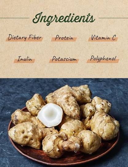 (8oz) Farmer Queen Roasted Jerusalem Artichoke Helianthus Tuberosus Rich Inulin Polyphenol Dietary Fibe 볶은 돼지감자