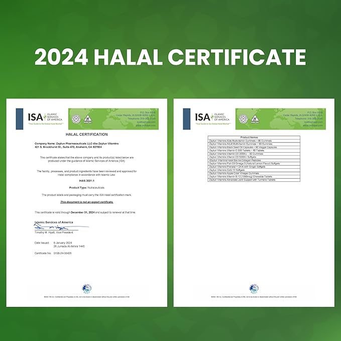 Halal Black Seed Oil (3-Pack) Cold-Pressed Nigella Sativa, Supports Heart, Brain, Joints, Immune Health, Non-GMO, Made in USA - Halal Vitamins