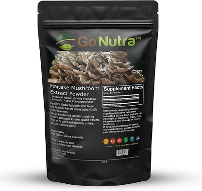 Maitake Mushroom Extract Powder 8 oz | 10:1 Extract Strength | Mushroom Supplement 30% Polysaccharides | Maitake Powder King of Mushrooms