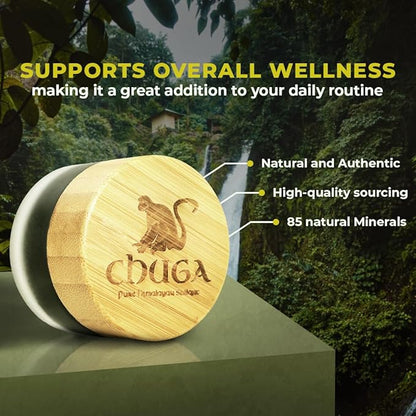 Chuga's Pure Himalayan Shilajit for Men & Women | Organic Shilajit Harvested 16,000 Feet | Lab Tested in USA, 74+ Fulvic Acid, Immune Booster, Shilajit Resin, 175 Servings per 35 Gram Jar (Pack of 2)