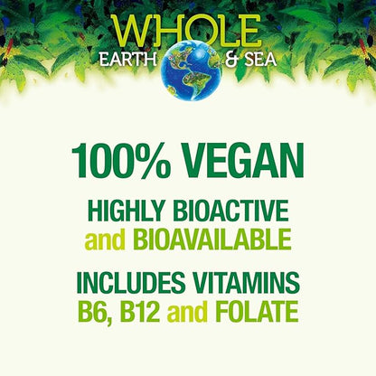 Whole Earth & Sea from Natural Factors, Women's Prenatal Multivitamin and Mineral, Whole Food Supplement, Vegan, 60 tablets, 60 Tablets