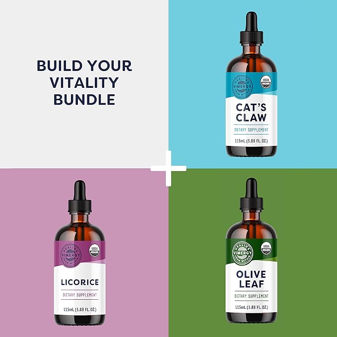 Vimergy Organic Lemon Balm Tincture Herbal Supplement – 175 mg of 10:1 Lemon Balm Extract per Serving, can be Used in Tea - USDA Certified Organic, Non-GMO, Alcohol-Free – 30 mL (1 mL/Serving)