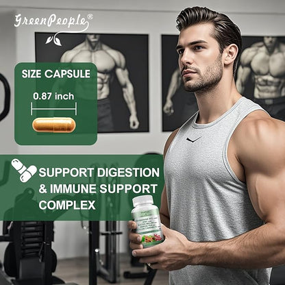 Berberine Supplement with Ceylon Cinnamon - 120 Count Berberine 1500mg Activates AMPK & GLP-1 Berberina HCL with Bitter Melon & Natural Herbs for Immune Support/Energy